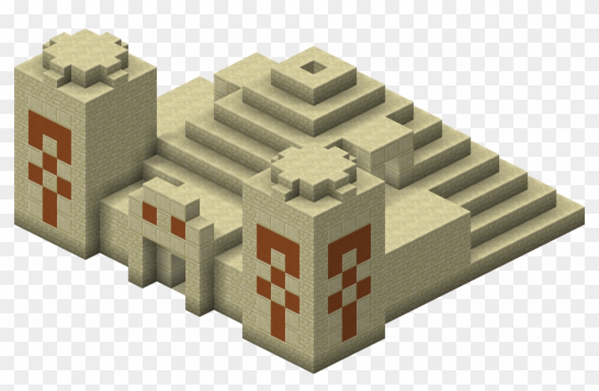 Sand Temple Minecraft Clipart #3699339