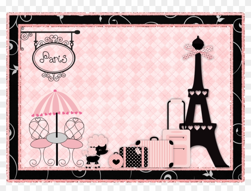 Convite Parisian Party, Paris Theme, Happy Planner - Paris Convite Clipart #370214