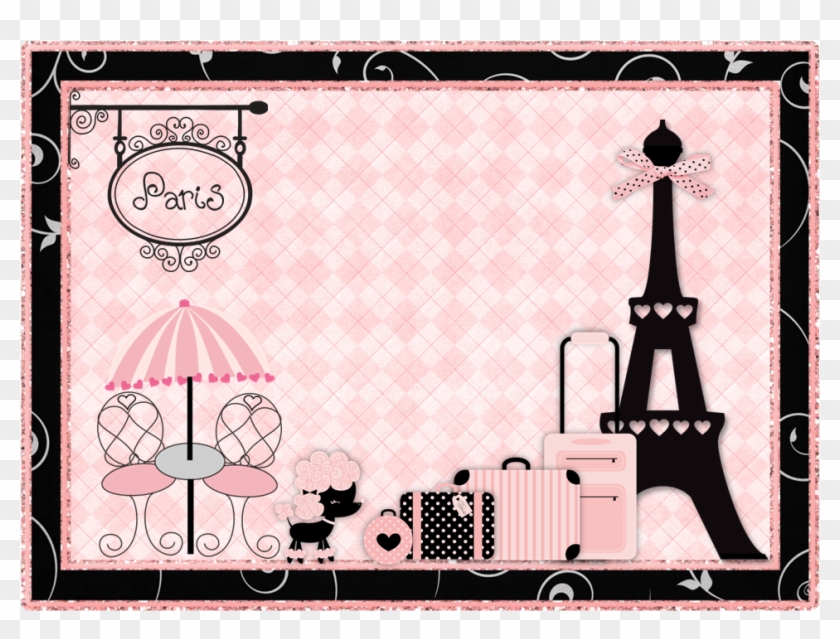 Convite Parisian Party, Paris Theme, Happy Planner - Paris Convite Clipart