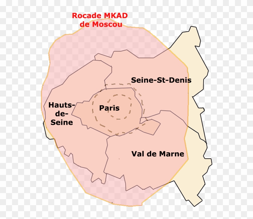 Moscou Comparaison Avec Paris - Comparatif Paris Londres Taille Clipart #370373