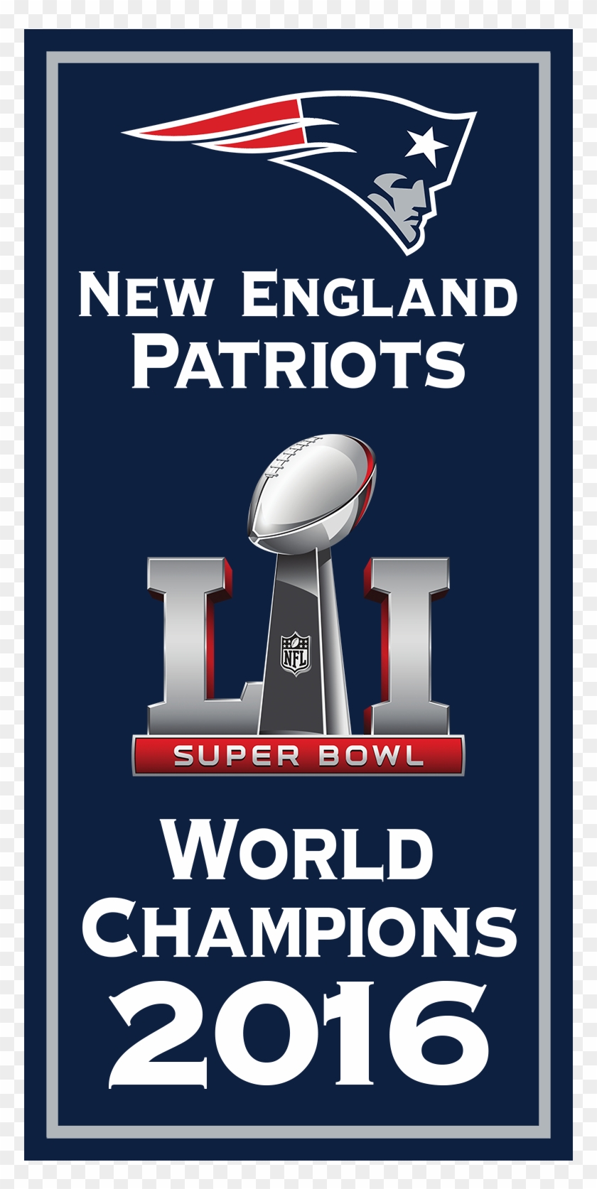 New England Patriots - Patriots 2016 World Champions Clipart #370677