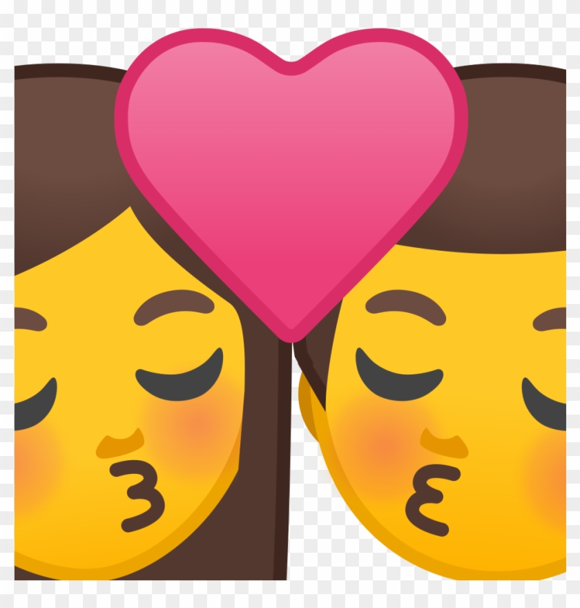 Download Svg Download Png - 👩 ❤ 💋 👨 Emoji Clipart