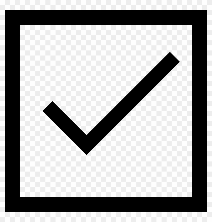 Microsoft Word Check Mark Symbol - Check Inside The Box Clipart