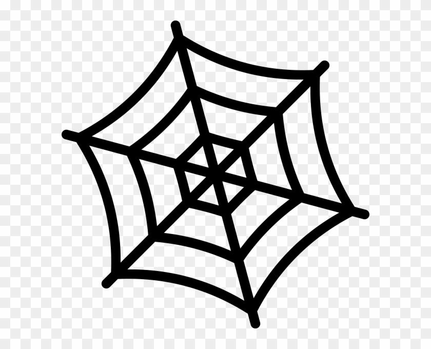 Printable Spider Web Halloween , Png Download - Dessin De Toile D Araignée Clipart