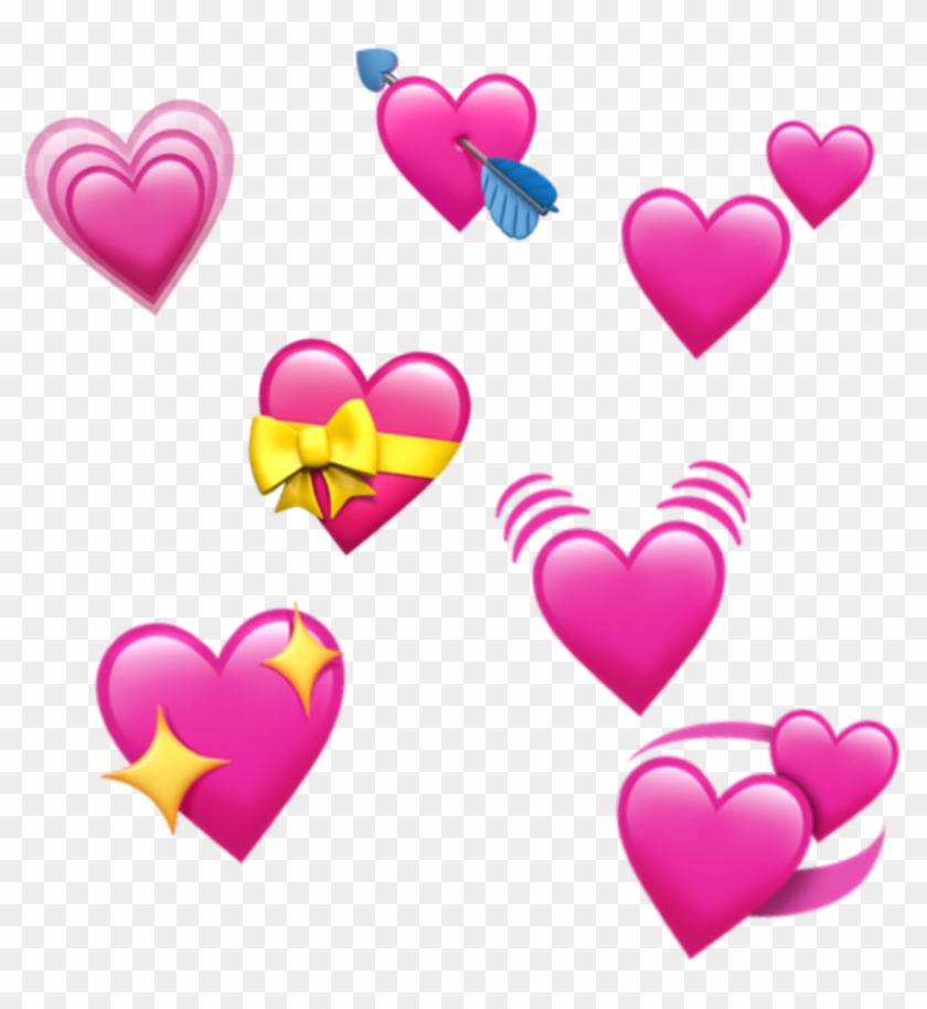 Freetoedit Edit Emoji Apple Ios Iphone Heart Spreadlove Clipart #370817