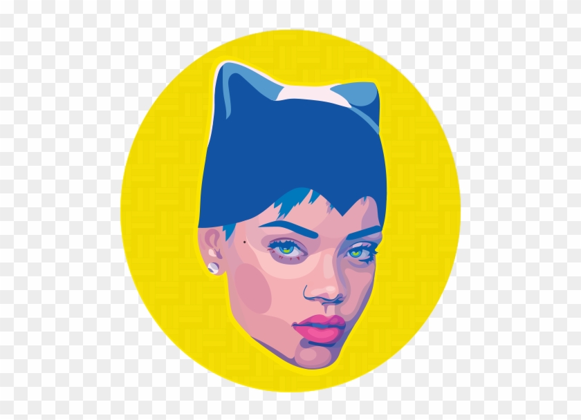 Rihanna Clipart Superhero - Illustration - Png Download #371548