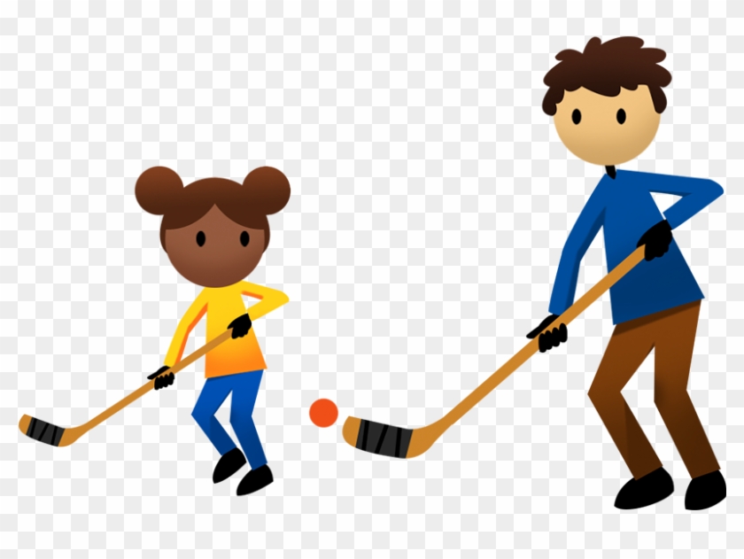 Image Library Home Active For Life Ball Hockey Children - Clip Art Floor Hockey - Png Download #371572
