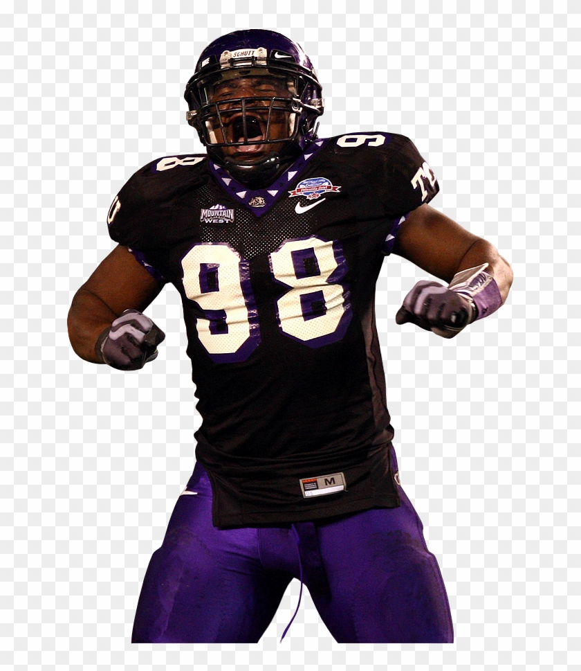 Hughes To Visit Patriots - Tcu Player Png Clipart #371746