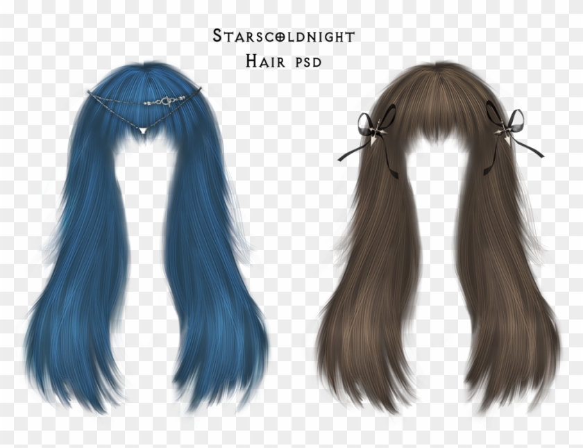 Photoshop Transparent Hair Png Photoshop Transparent - Blue Hair For Photoshop Clipart #371799
