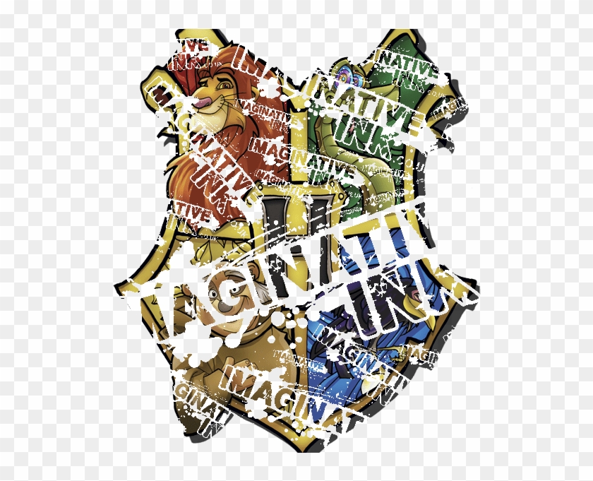 Cta Hogwarts Disney Crest 01 - Illustration Clipart