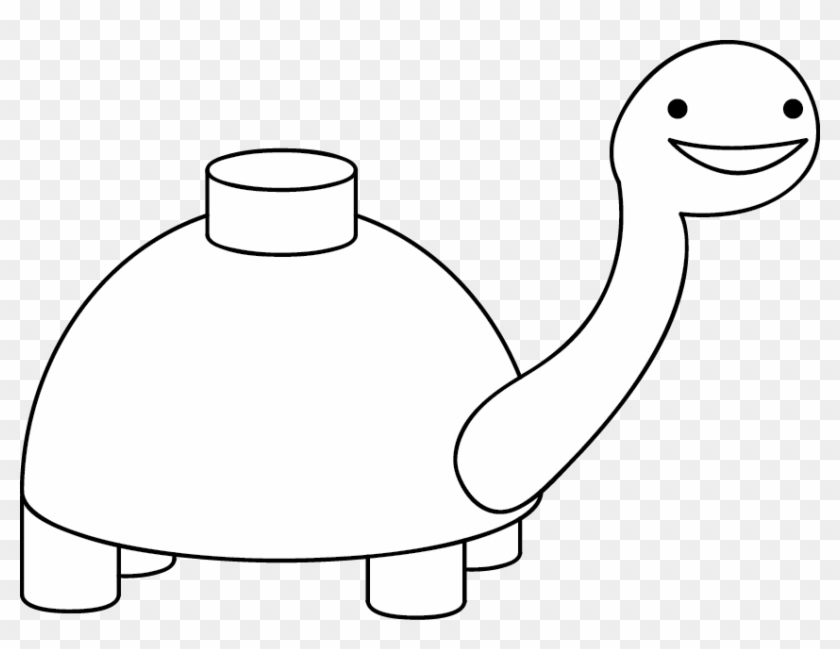 Turtle Black And White Vertebrate - Mine Turtle Explosion Gif Clipart