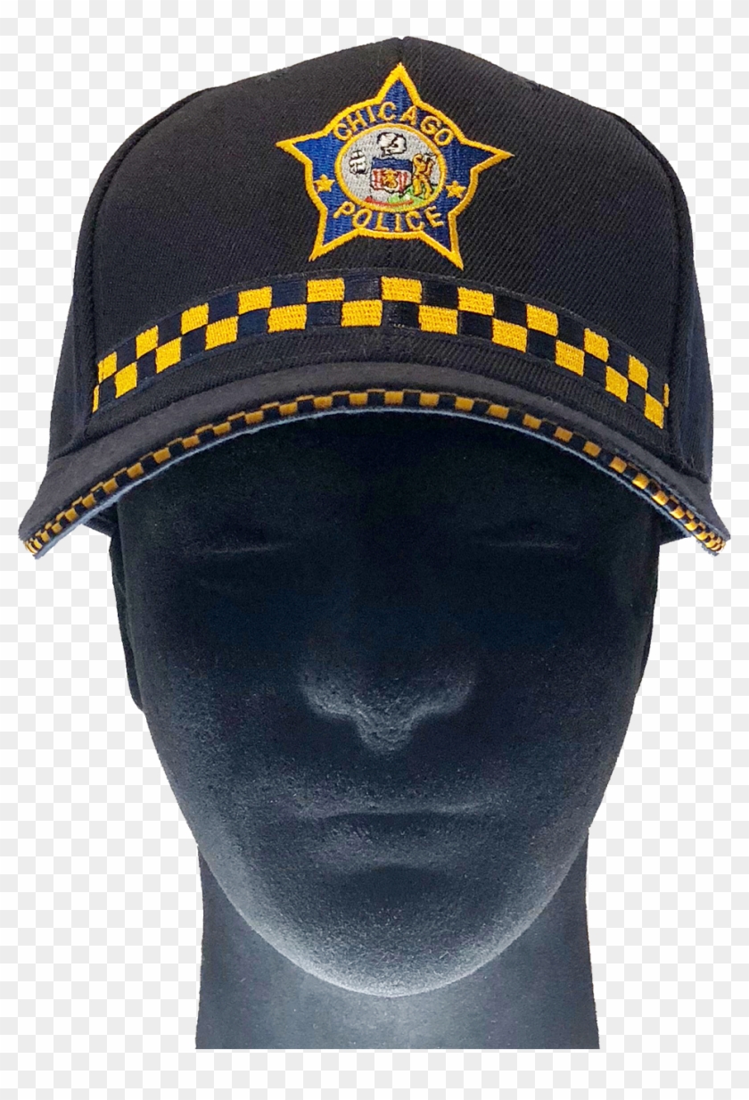 Chicago Police High Crown Uniform Cap Supervisor - Baseball Cap Clipart #372674