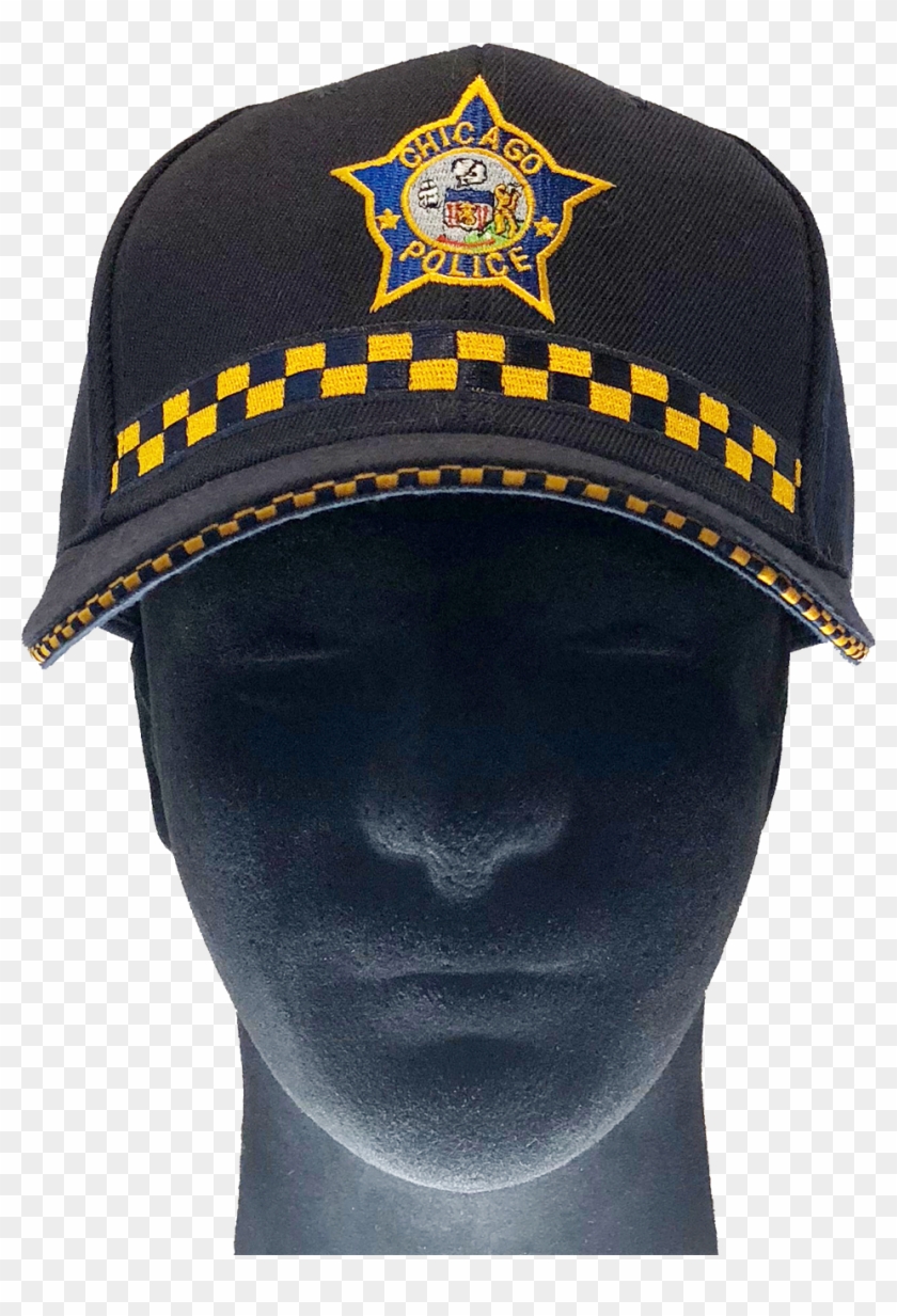 Chicago Police High Crown Uniform Cap Supervisor - Baseball Cap Clipart
