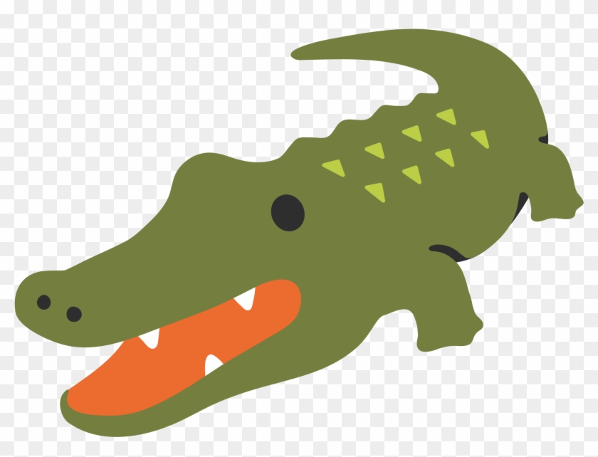 This Is The Design I Created From It - Crocodile Emoji Png Clipart