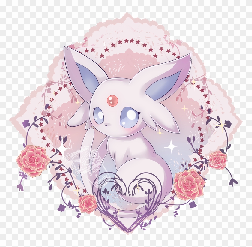 Cute Pokemon Espeon Clipart