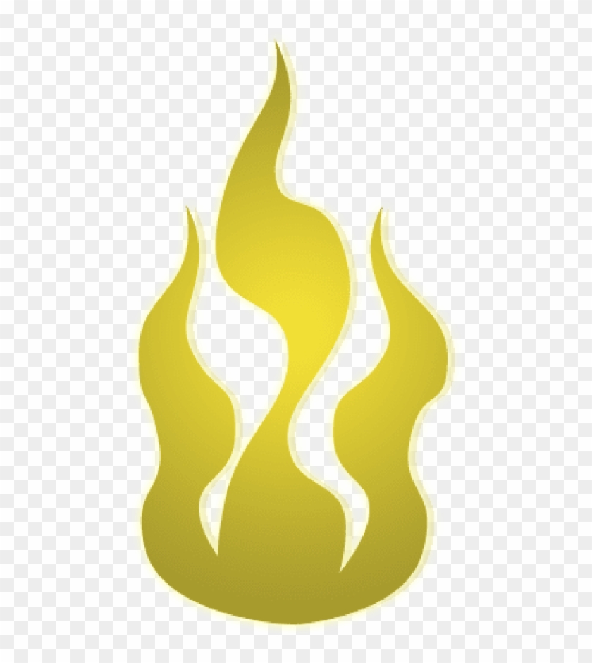 Free Png Download Golden Fire Png Images Background - Flame Clipart #373312
