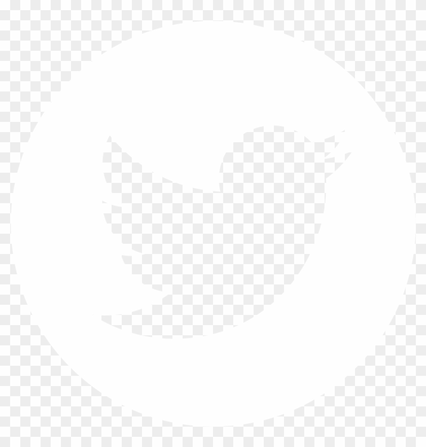 Twitter - Twitter Logo Round White Png Clipart