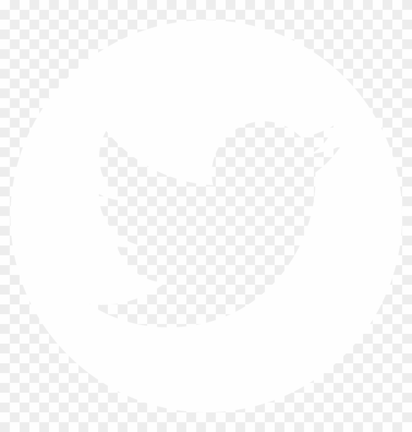 Twitter - Twitter Logo Round White Png Clipart #373380