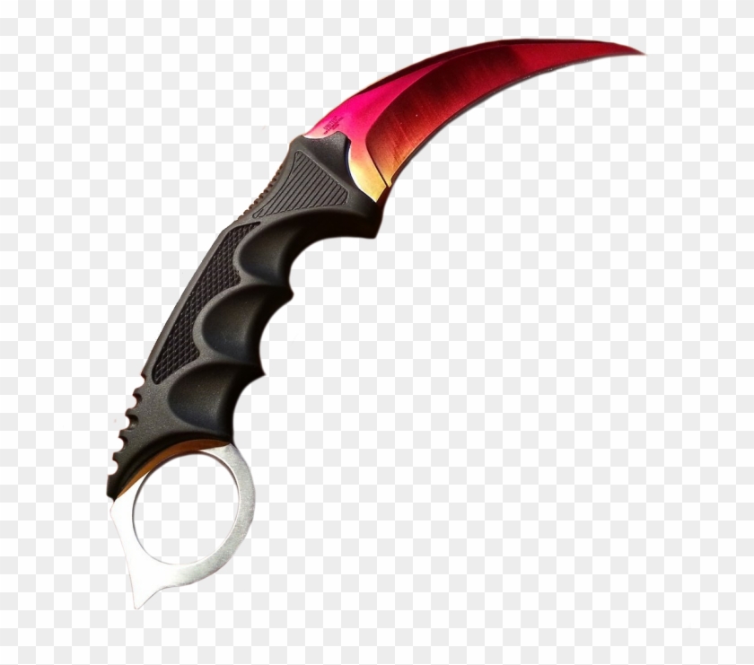 #knife #нож - Cs Go Karambit Transparent Clipart #373675