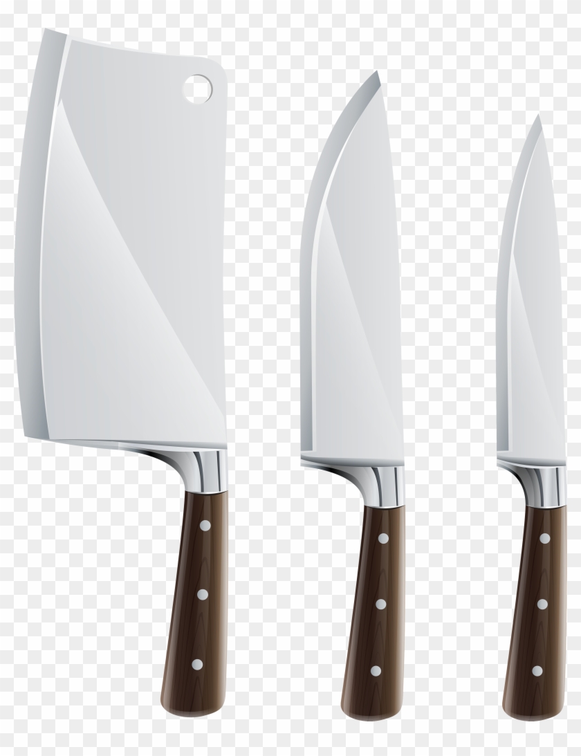 Kitchen Knife Set Png Clipart - Chef Knife Set Png Transparent Png