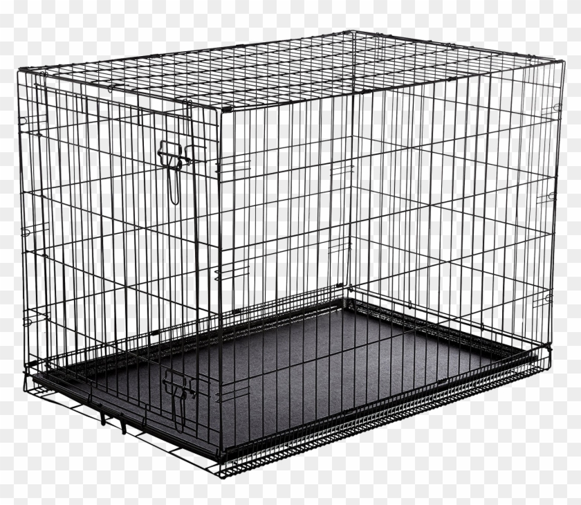 Large Wire Dog Crate Clipart #374025