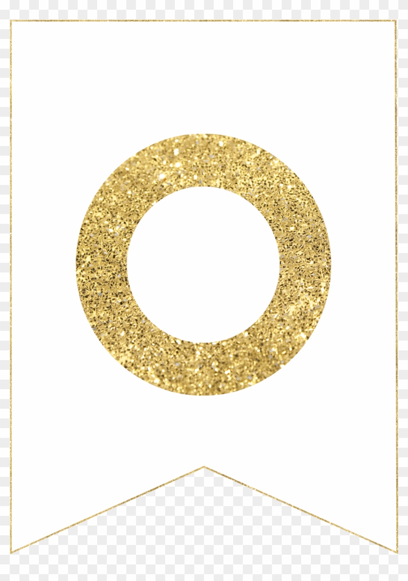 Free Printable Gold Stripe Glitter Letters - Gold Free Printable Banner Letters Clipart #374265