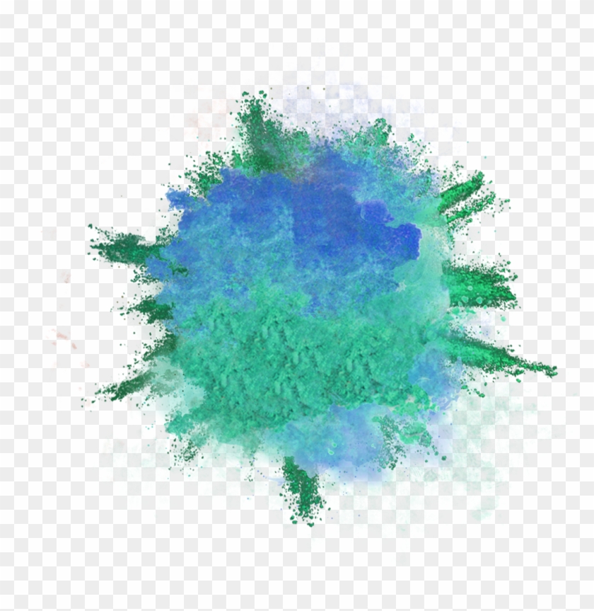 Green Color Splash Png , Png Download Clipart