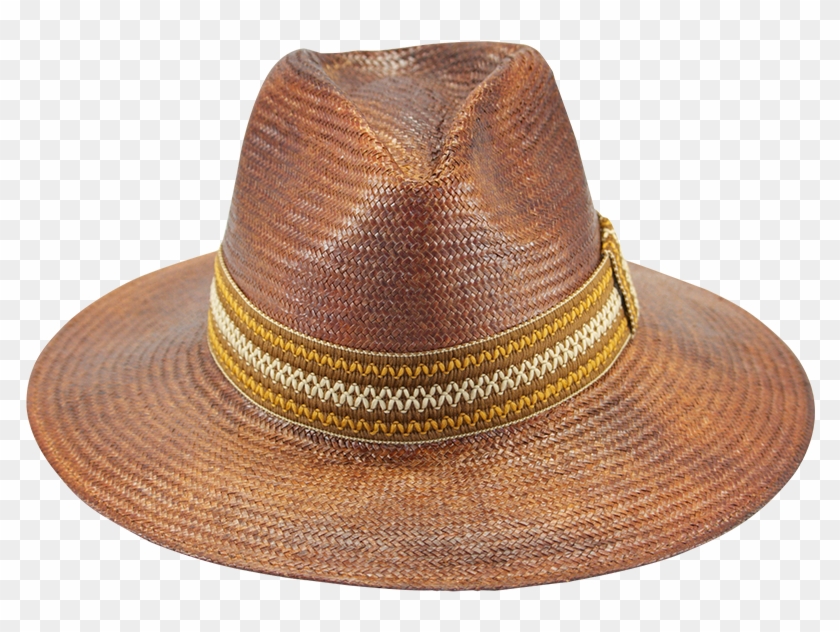Itzia Explorer Straw Hat - Fedora Clipart
