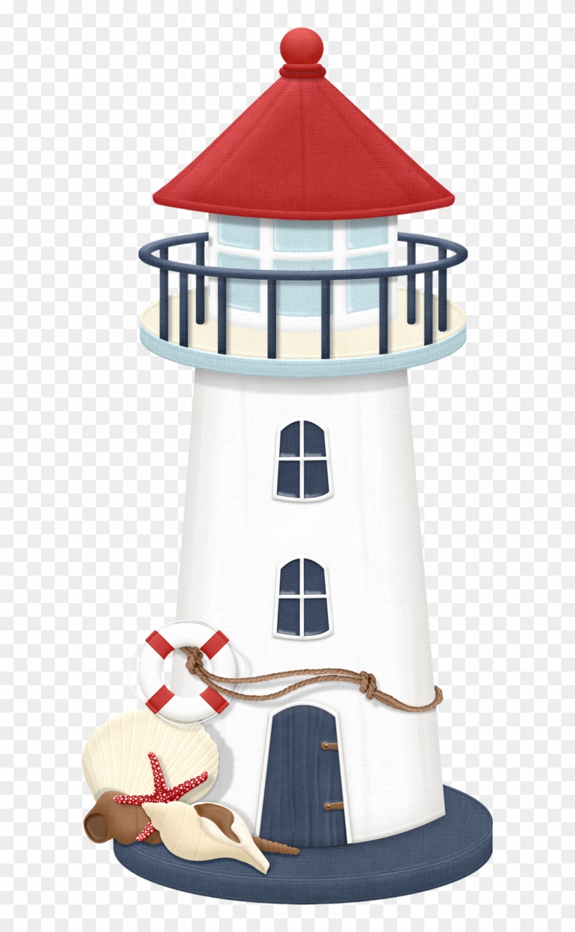 Lighthouse Clipart Transparent Background - Nautical Lighthouse Clipart - Png Download