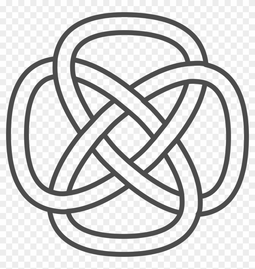 Celtic Knot Clip Art Free - Simple Celtic Art Patterns - Png Download