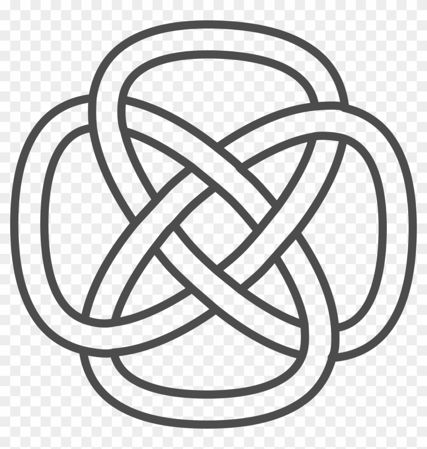 Celtic Knot Clip Art Free - Simple Celtic Art Patterns - Png Download #375078