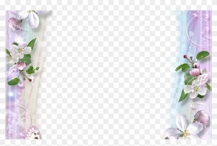 Round Flower Frames Transpa Gardening Flower And Vegetables - Beautiful Transparent Frame Flowers Clipart