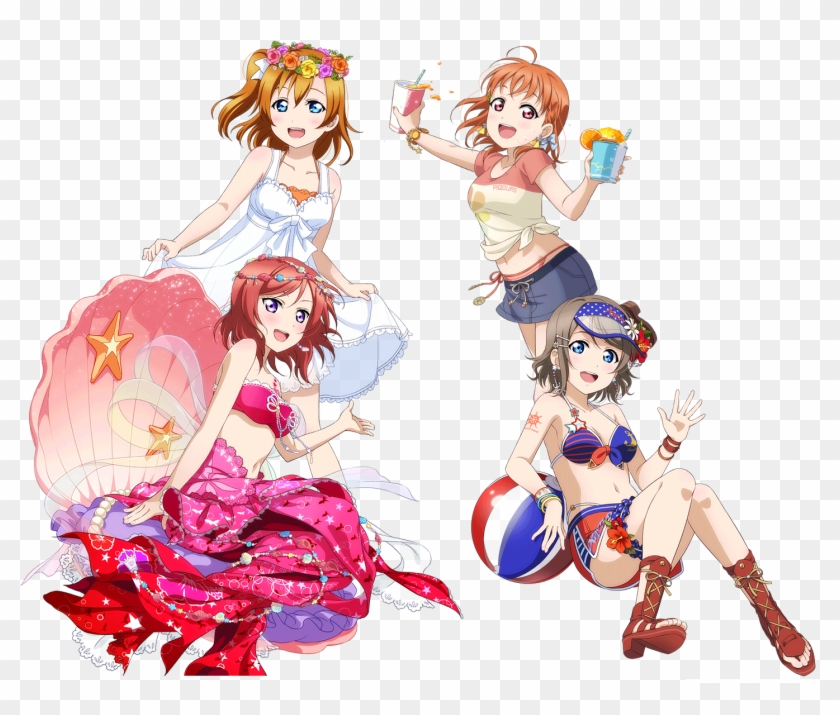From Love Live - Anime Japanese Mermaid Clipart