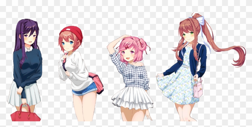 Miscdoki Doki Literature X Love Live - Doki Doki Literature Club Poses Clipart