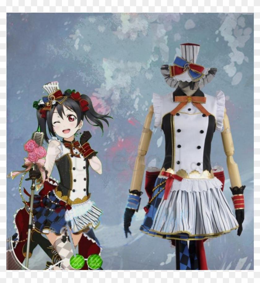 Love Live Cafe Maid Idolized Umi Nozomi Kotori Nico - Love Live Nico Transparent Clipart