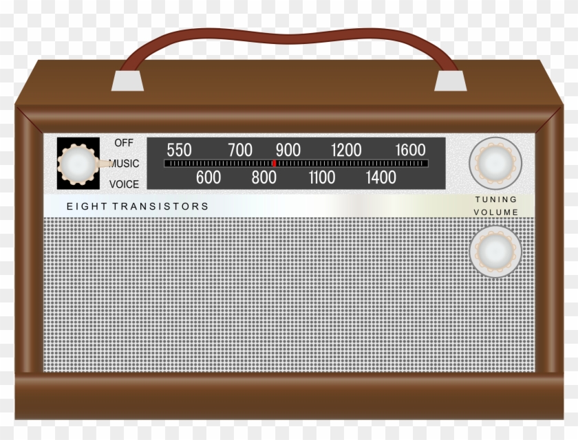 Svg Transparent Antique Big Image Png - Transistor Radio Clipart #376265