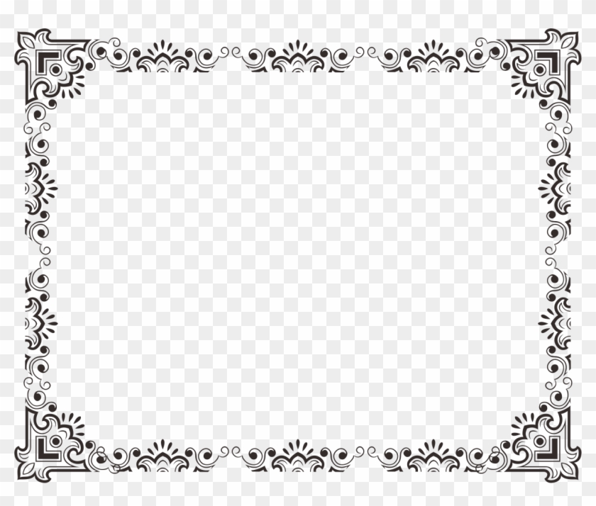 Bingkai Sertifikat Png 2 Png Image - Simple Frame Png Photoshop Clipart #376328