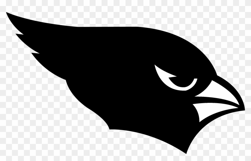 Arizona Cardinals 6 Logo Black And Ahite - Super Bowl Teams Logo Clipart