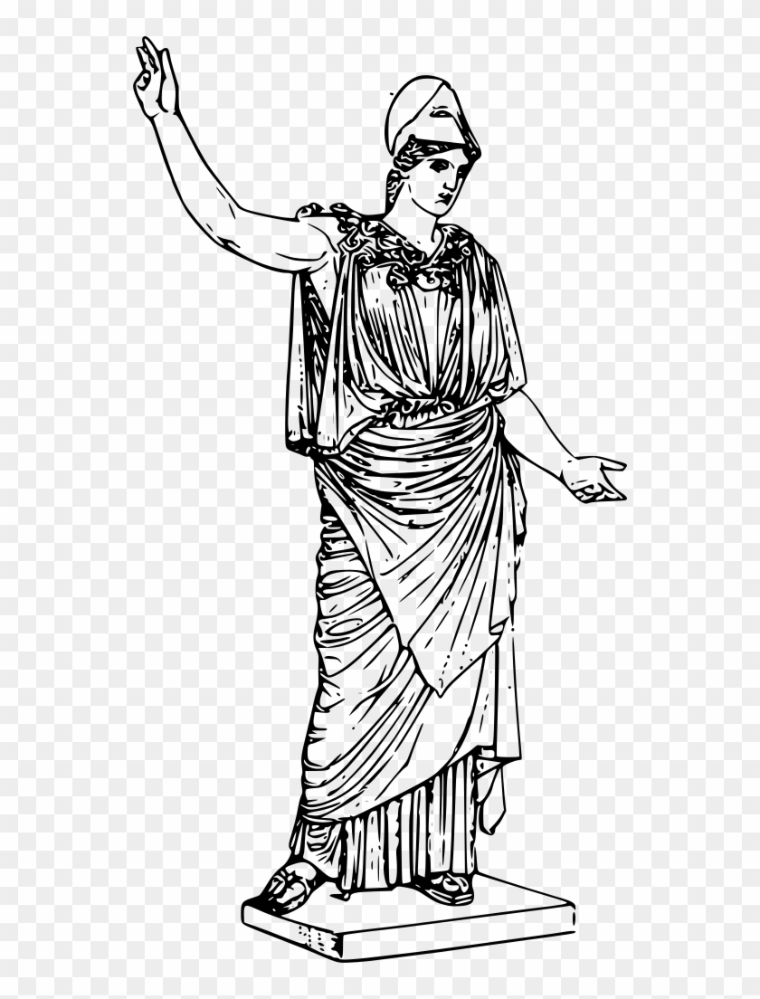 Download Png - Athena Greek Goddess Of Wisdom Clipart #376939