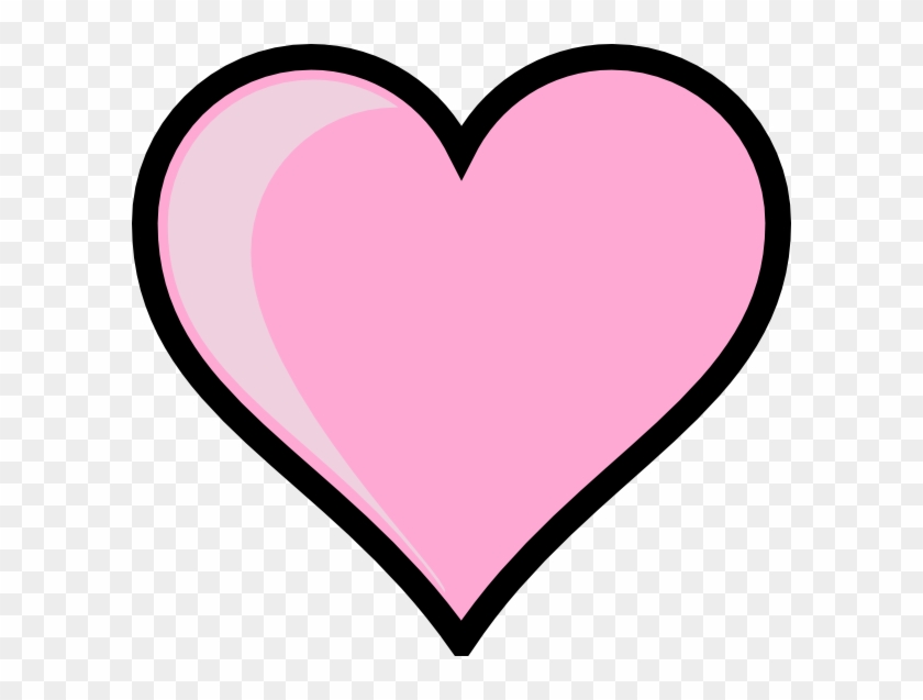 Pink Heart Transparent Background Clipart #376940