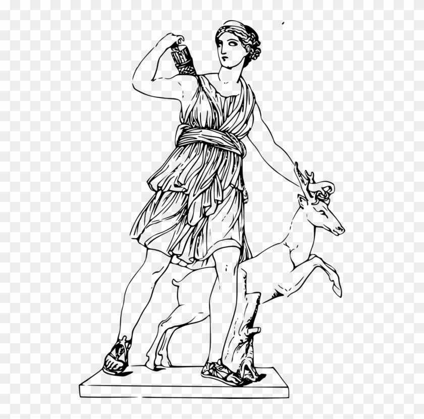 Picture Download Artemis Mythology Apollo Goddess Diana - Artemis The Greek Goddess Clipart