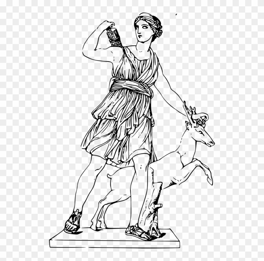 Picture Download Artemis Mythology Apollo Goddess Diana - Artemis The Greek Goddess Clipart #376992