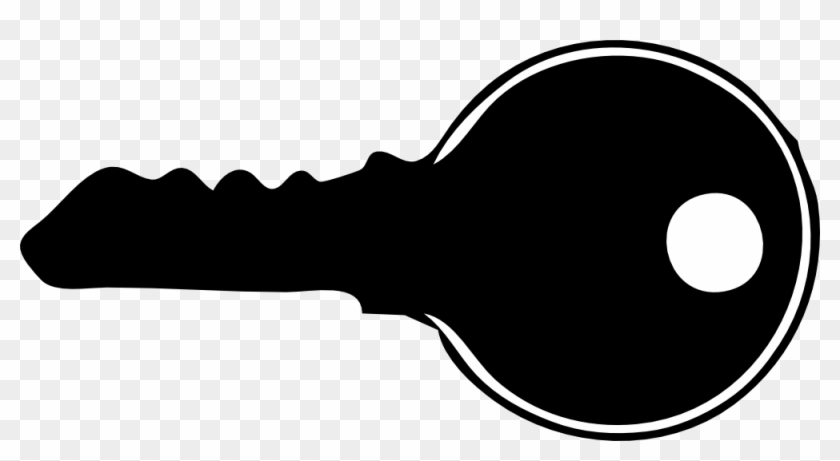 Onlinelabels Clip Art - Key Clipart Black - Png Download #377023