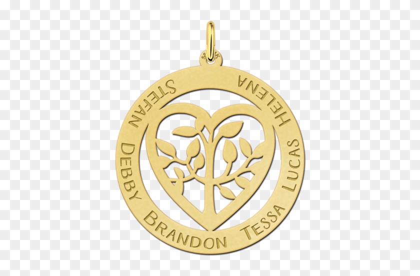 Gouden Levensboom Hanger Clipart #377054