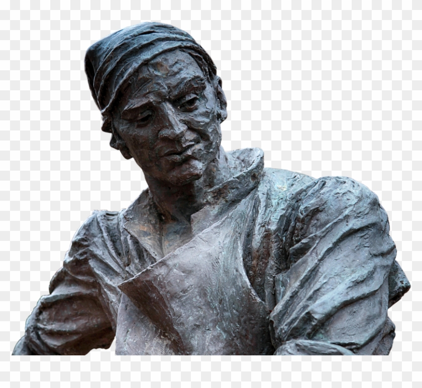 Gerber, Bronze, Statue, Art, Bronze Statue, Head - Bronze Statue Png Clipart #377150