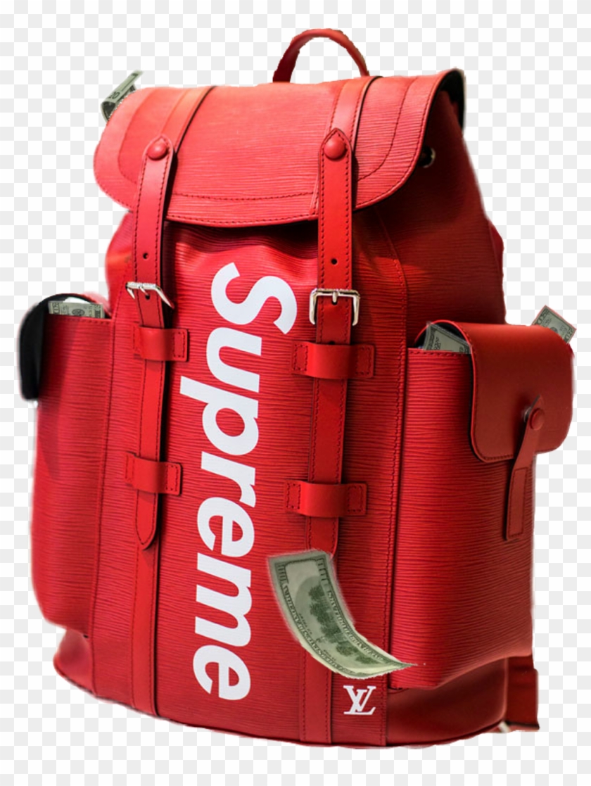 Report Abuse - Supreme X Louis Vuitton Backpack Clipart #377436