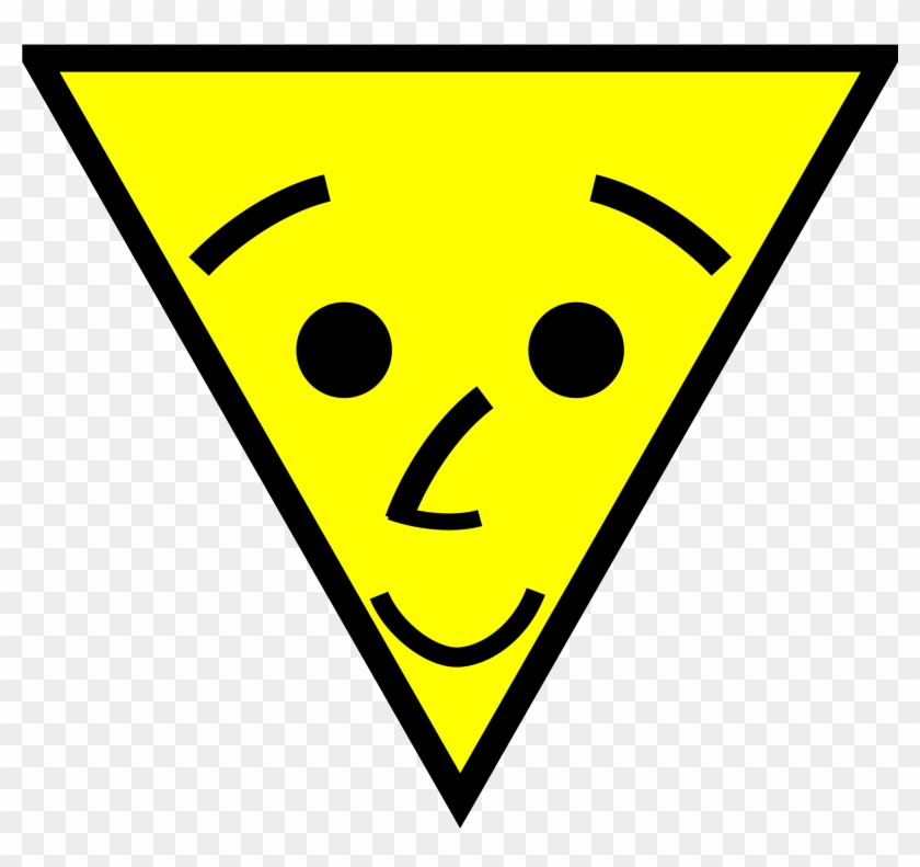 Triangle Clipart Face - Triangle Face Clip Art - Png Download (#377463