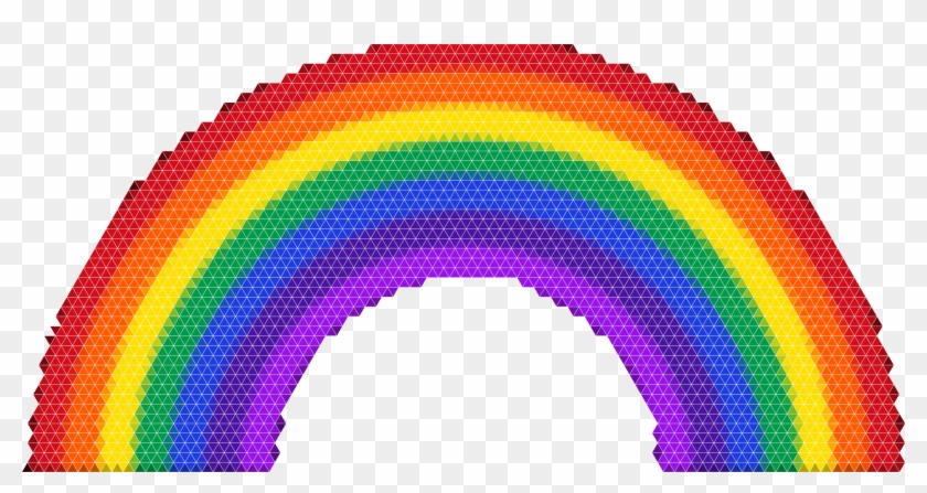 This Free Icons Png Design Of Rainbow Triangles Clipart