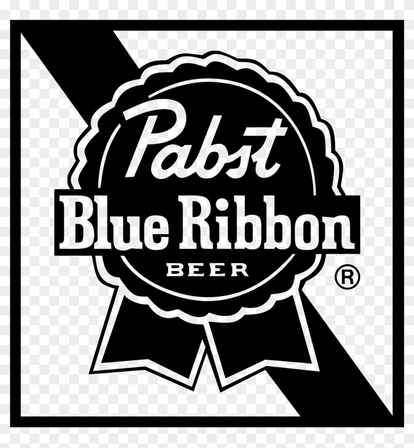 Pabst Blue Ribbon Logo Png Transparent - Pabst Blue Ribbon Clipart #377584