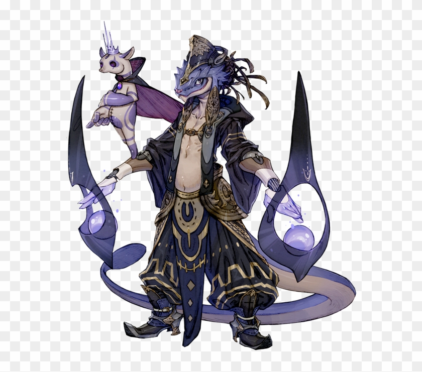 Lv90 Hp - Terra Battle Lizardfolk Clipart #377613